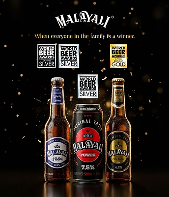 Global Beverage Brand 'MALAYALI' Achieves Rare 100% Award-Winning Portfolio Recognition  Global Beverage Brand 'MALAYALI' Achieves Rare 100% Award-Winning Portfolio Recognition 1000839560