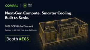 Compal Brings NVIDIA AI Factory Infrastructure to OCP Global Summit 2026  Compal Brings NVIDIA AI Factory Infrastructure to OCP Global Summit 2026 20260929044617EDT image 1 300x169
