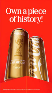 Coca-Cola and Zepto Turn Spain's FIFA World Cup Victory Into a collectible Piece of History  Coca-Cola and Zepto Turn Spain's FIFA World Cup Victory Into a collectible Piece of History Coca Cola x Zepto Victory Cans KV 170x300