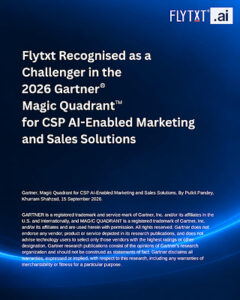 Flytxt Recognised as a Challenger in the 2026 Gartner® Magic Quadrant™ for CSP AI-Enabled Marketing and Sales Solutions