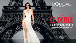 L'Oréal Paris to Host Le Défilé at The Eiffel tower, Celebrating Sisterhood, Diversity and Inclusion  L'Oréal Paris to Host Le Défilé at The Eiffel tower, Celebrating Sisterhood, Diversity and Inclusion OAP KEY VISUAL LE DEFILE 2026 KENDALL JENNER ID ac 300x170