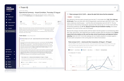 Treon IQ: The New Industrial AI That Automates Operational Understanding and Recommends Actions  Treon IQ: The New Industrial AI That Automates Operational Understanding and Recommends Actions Treon IQ maintenance manager AI companion main vie