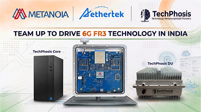 Metanoia, Aethertek, and TechPhosis Team Up to Drive 6G FR3 Technology in India  Metanoia, Aethertek, and TechPhosis Team Up to Drive 6G FR3 Technology in India 20261007034302EDT image 1