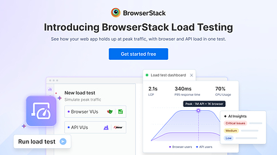 BrowserStack Launches Real-Browser Load Testing Ahead of Holiday Sales  BrowserStack Launches Real-Browser Load Testing Ahead of Holiday Sales BrowserStack Load Testing