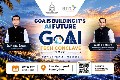 Goa AI Tech Conclave Portal receives strong registration ahead of flagship October 22-23 event at INOX Courtyard, Panaji
