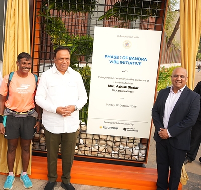 Adv. Ashish Shelar Inaugurates First Milestone of Bandra Bay Transformation with Godrej Properties and RC Group  Adv. Ashish Shelar Inaugurates First Milestone of Bandra Bay Transformation with Godrej Properties and RC Group L to R Vishvas Mote Deputy Commissioner BMC Adv As 1