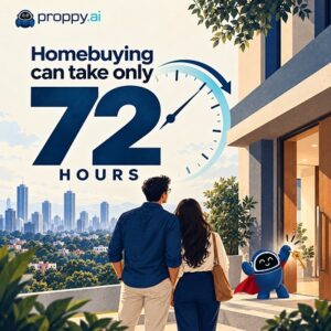 Proppy.ai Takes a Bengaluru-Bound Couple from Home Search to Booking in Just 72 Hours with AI-Led Discovery  Proppy.ai Takes a Bengaluru-Bound Couple from Home Search to Booking in Just 72 Hours with AI-Led Discovery Proppyai Homebooking 72 hours 300x300