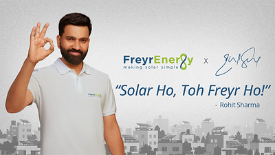 Rohit Sharma Joins Freyr Energy as its First Brand Ambassador; Launches 'Solar Ho, Toh Freyr Ho!' Campaign  Rohit Sharma Joins Freyr Energy as its First Brand Ambassador; Launches 'Solar Ho, Toh Freyr Ho!' Campaign Rohit Sharma Freyr Energy
