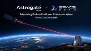 Astrogate Labs and Spacebeam Sign Strategic Partnership to Advance End-to-End Space-to-Ground Laser Communications  Astrogate Labs and Spacebeam Sign Strategic Partnership to Advance End-to-End Space-to-Ground Laser Communications WEB BANNER INDIA S FIRST OPTICAL INTER SATELLITE L 300x169