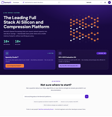 femtoAI Opens Developer Community to Build New AI Powered Products  femtoAI Opens Developer Community to Build New AI Powered Products femtoAI developer platform