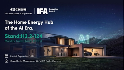 Zendure Introduces Agentic HEMS at IFA 2026: "The Home Energy Hub of the AI Era" 20260902110220EDT_image_1 20260902110220EDT_image_1 Zendure Introduces Agentic HEMS at IFA 2026: "The Home Energy Hub of the AI Era" zendure introduces agentic hems at ifa 2026: "the home energy hub of the ai era" Zendure Introduces Agentic HEMS at IFA 2026: "The Home Energy Hub of the AI Era" 20260902110220EDT image 1