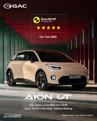 Redefining the Safety Ceiling for Small EVs! AION UT Earns 2026 Euro NCAP Five-Star Rating redefining the safety ceiling for small evs! aion ut earns 2026 euro ncap five-star rating Redefining the Safety Ceiling for Small EVs! AION UT Earns 2026 Euro NCAP Five-Star Rating 20260907022405EDT image 1
