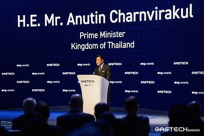 Gastech 2026 Opens in Bangkok with a Clear Message: the Industry Must Deliver More Energy for a Growing World gastech 2026 opens in bangkok with a clear message: the industry must deliver more energy for a growing world Gastech 2026 Opens in Bangkok with a Clear Message: the Industry Must Deliver More Energy for a Growing World H E Mr Anutin Charnvirakul Prime Minister of the K