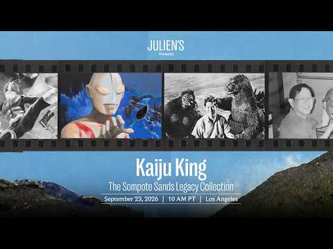 JULIEN'S AUCTIONS ANNOUNCES "KAIJU KING: THE SOMPOTE SANDS LEGACY COLLECTION" julien's auctions announces "kaiju king: the sompote sands legacy collection" JULIEN'S AUCTIONS ANNOUNCES "KAIJU KING: THE SOMPOTE SANDS LEGACY COLLECTION" hqdefault